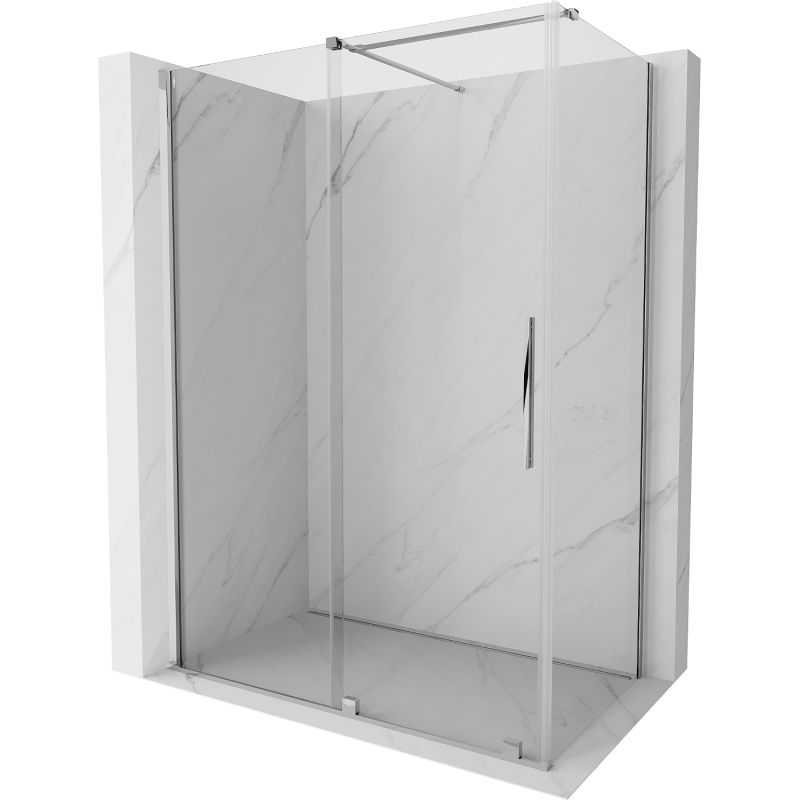 Kabina prysznicowa prostokątna Mexen Velar chrom transparent 871-160-070-01-01 1 szt.