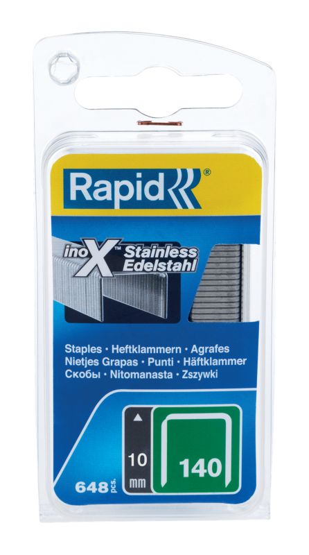 Zszywki nierdzewne Rapid 140/10 mm 650 szt.