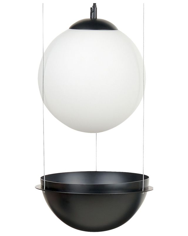 Lampa wisząca Tobins Szkło Czarny 1 szt.