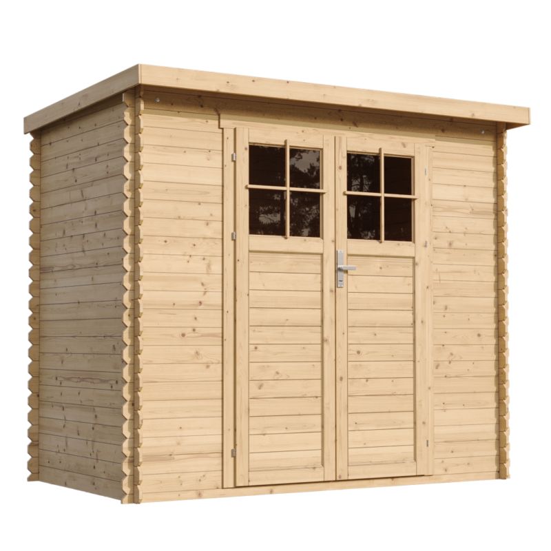 Drewniany domek ogrodowy i podłoga Timbela 2.63 m² M310FM310G zamykane drzwi, grubość deski 19 mm, 1 szt.