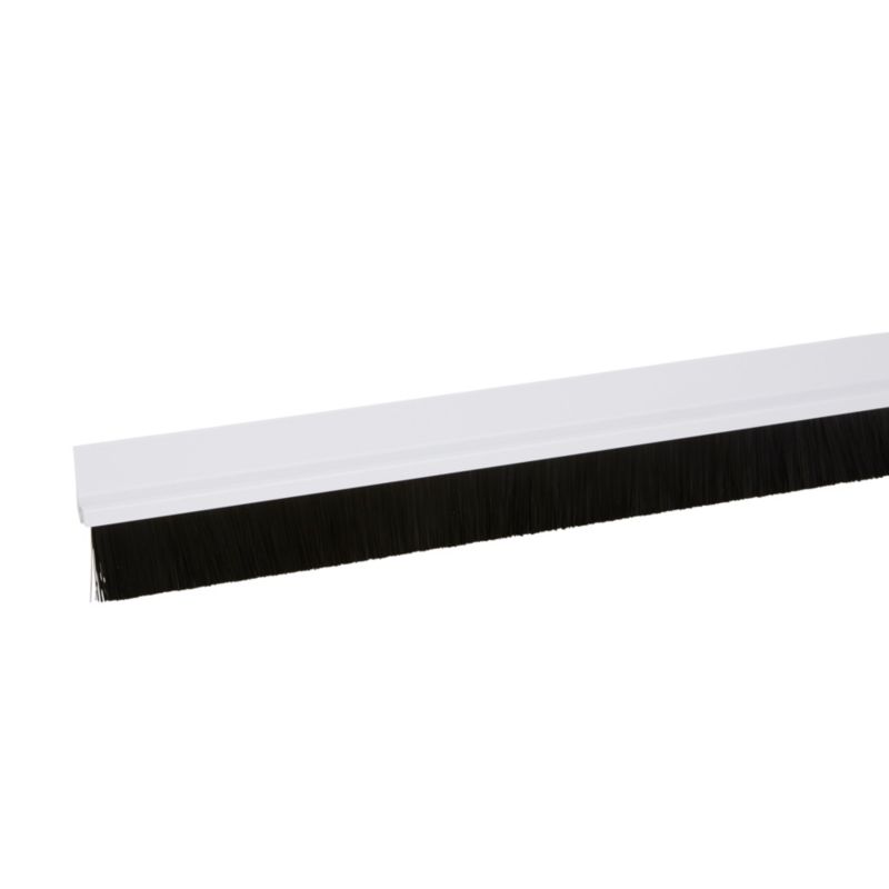 Uszczelka PVC Diall szczotkowa 25 mm 1 m biała