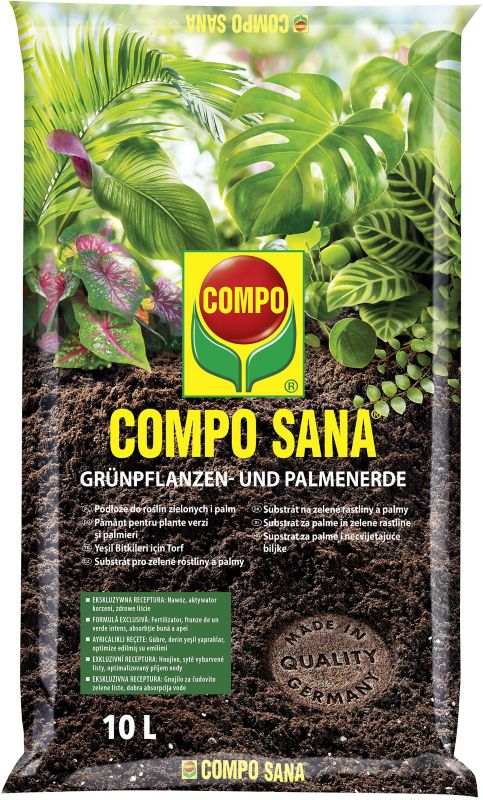 Podłoże do roślin zielonych i palm Compo Sana 10 l