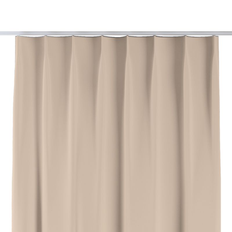 Zasłona na haczykach flex pojedynczych Dekoria 130x245 cm kremowy beż 1 szt.