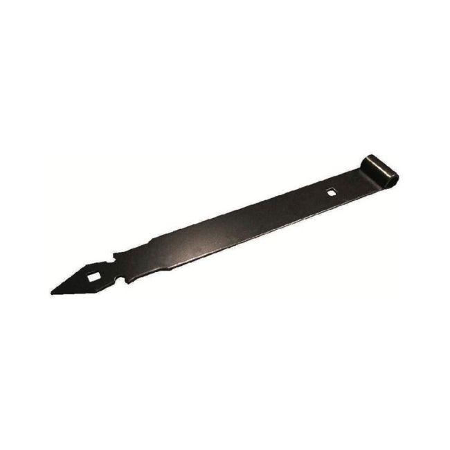 Zawias pasowy ozdobny 600 mm czarny
