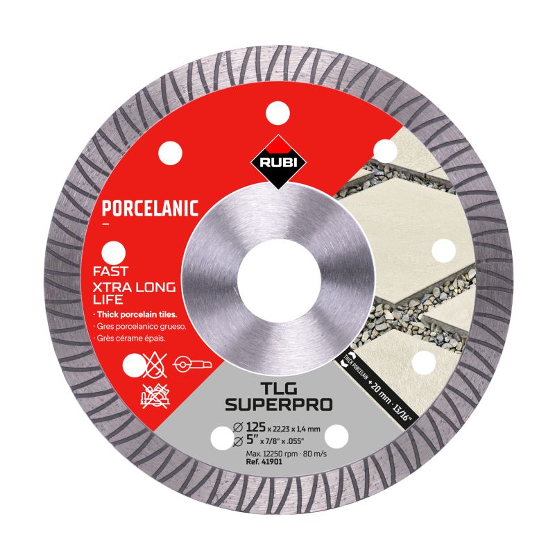 Tarcza diamentowa Rubi do gresu 2cm TLG 1,4 x 125 mm