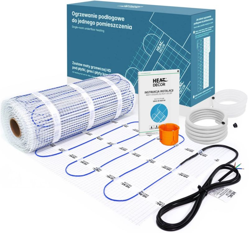Mata grzewcza pod płytki HD-mat 150 W/m2 50 cm zestaw 8 m2