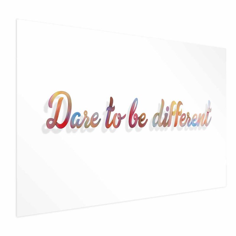 Plakat Artgeist Be different 90x60 cm bez ramy 1 szt