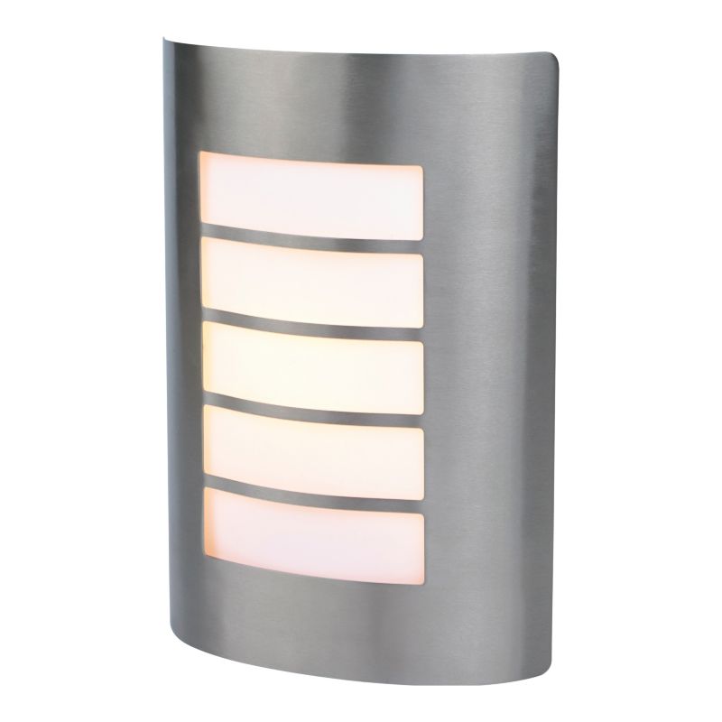 Kinkiet ogrodowy GoodHome Grandy 1 x 40 W E27 stal szczotkowana