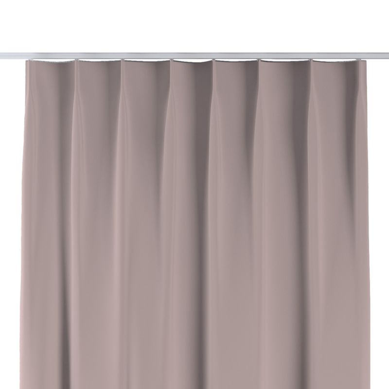 Zasłona na haczykach flex pojedynczych Dekoria 130x260 cm różany beż 1 szt.