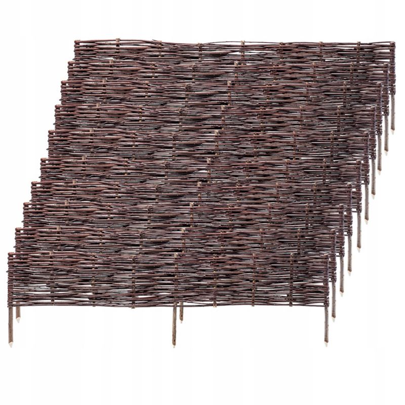 Palisada Wiklinowa KADAX Płotek 120x40cm Obrzeże 10szt