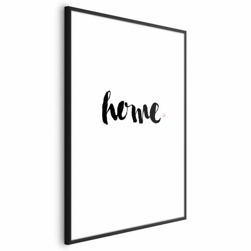 Plakat Artgeist Dom i kropka 40x60 cm z ramą czarną 1 szt