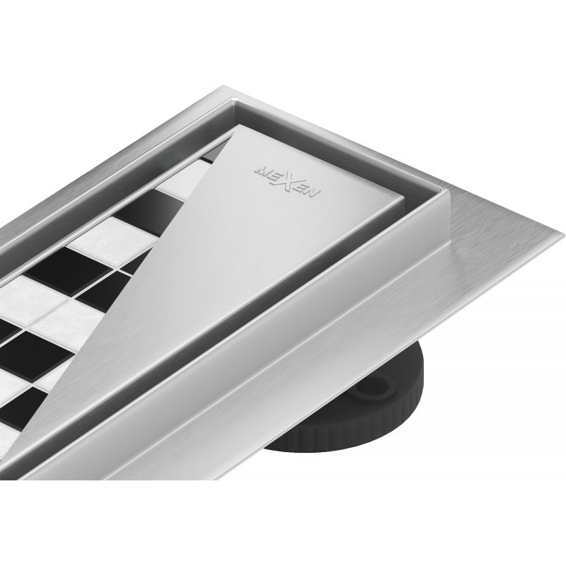 Odpływ liniowy obrotowy Mexen Flat inox 1 szt.