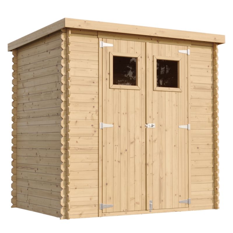 Drewniany domek ogrodowy Timbela 2.22 m² M311 drewno naturalne, grubość deski 19 mm, 1 szt.