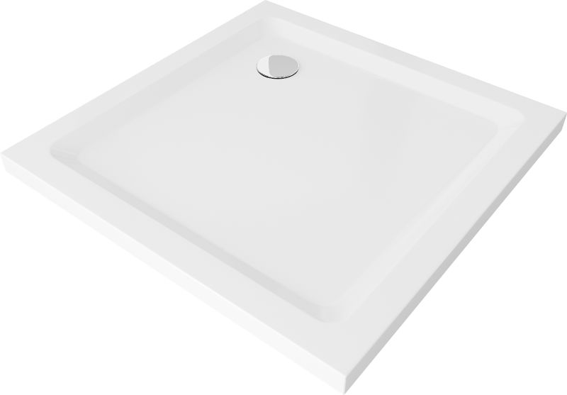 Brodzik kwadratowy Mexen Flat biały 80x80 cm 40108080 1 szt.