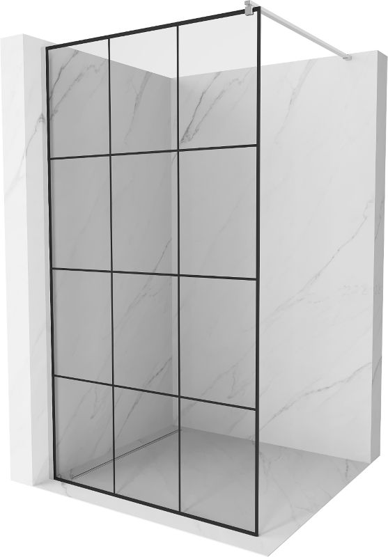 Ścianka prysznicowa Mexen Kioto czarny wzór 100x200 cm 800-100-101-01-77 1 szt.