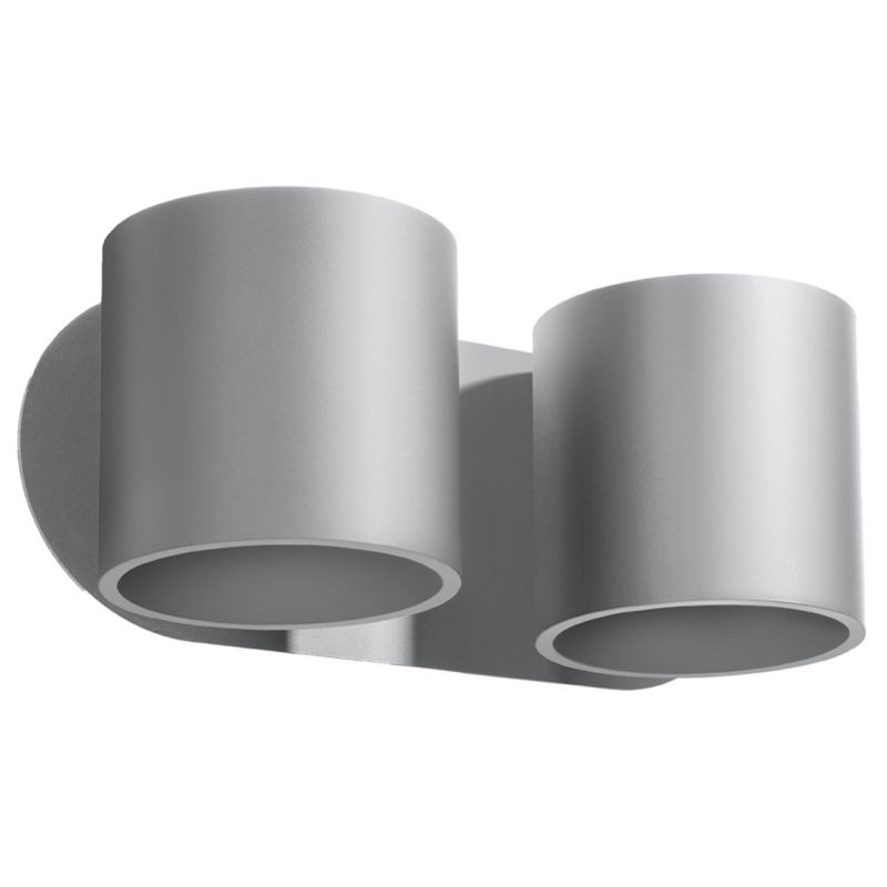 Kinkiet Sollux Lighting ORBIS 2 szary 1 szt.