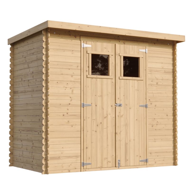 Drewniany domek ogrodowy Timbela 2.63 m² M310 drewno naturalne, grubość deski 19 mm, 1 szt.