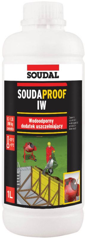 Wodoodporny dodatek uszczelniający Soudal IW 1 l