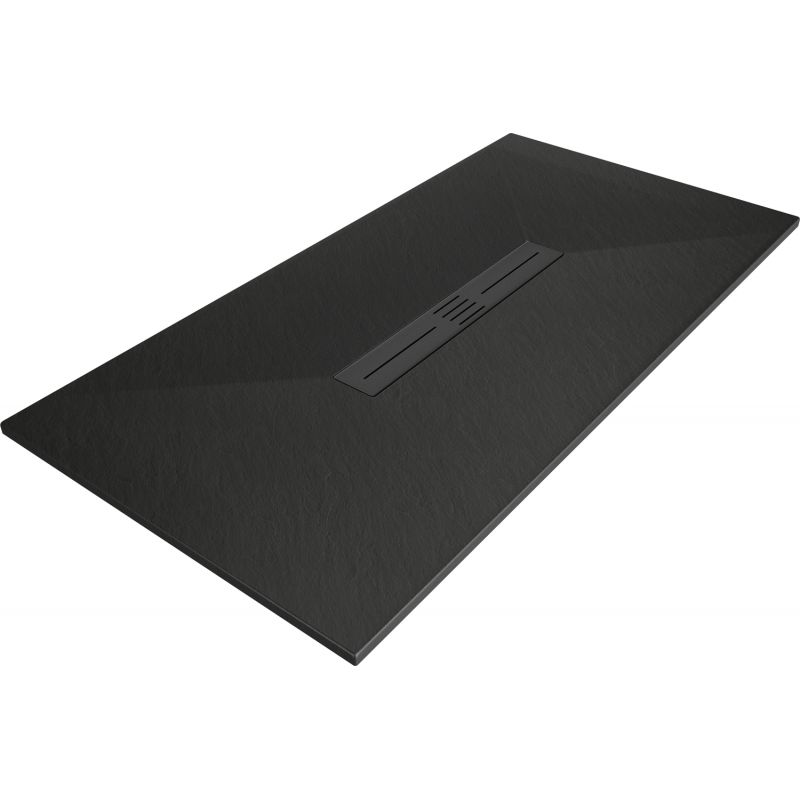 Brodzik prostokątny Mexen Toro czarny 170x70 cm 43707017-B 1 szt.