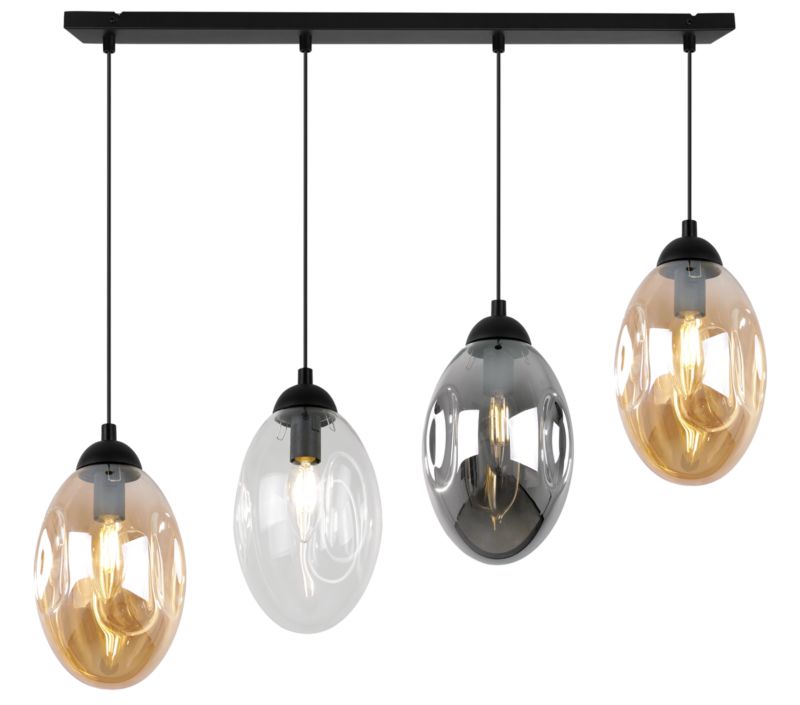 Lampa sufitowa wisząca Light Home LH Vigo 4x E14 60W multikolor 1szt.
