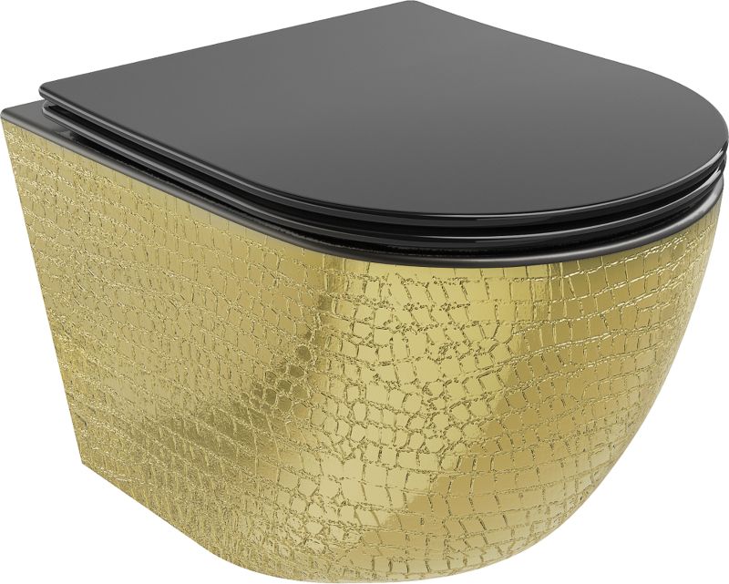 Miska wc Mexen Lena czarna/złota 48x36x35,5 cm 1 szt.