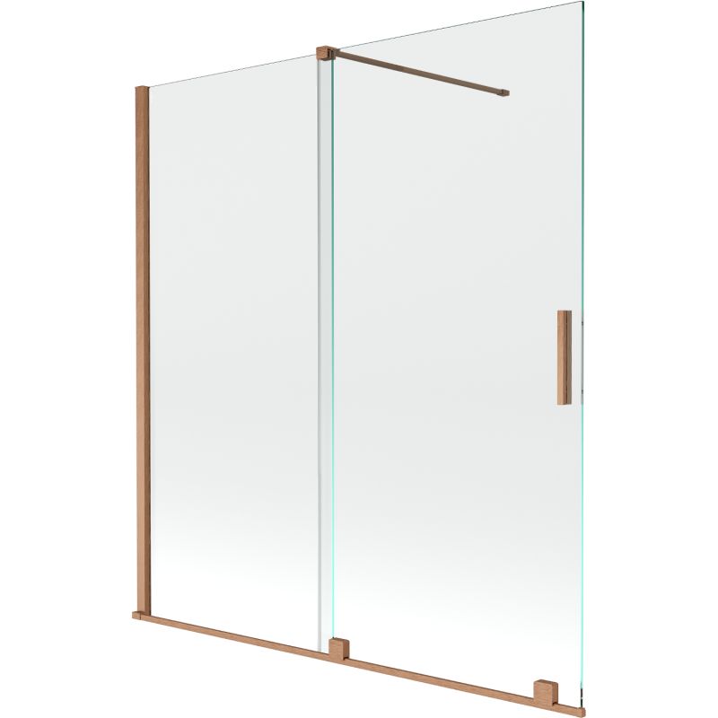 Parawan nawannowy Mexen Velar miedź szczotkowana 150x150 cm 1 szt.