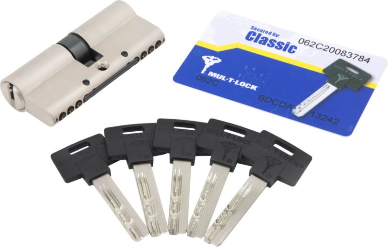 Wkładka Mul-T-Lock Classic 40 x 50 mm satyna