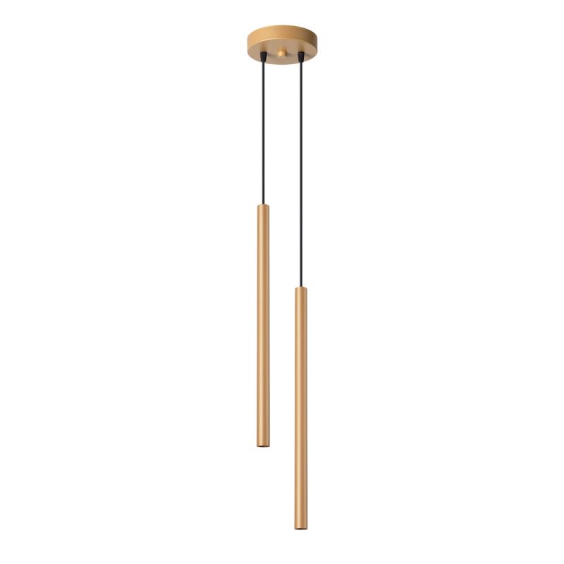 Lampa wisząca Sollux Lighting PASTELO 2 złota 1 szt.