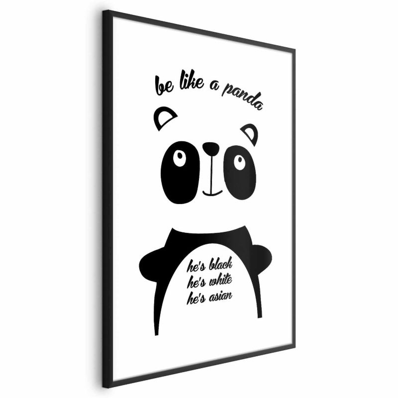Plakat Artgeist Panda 29,7x42 cm z ramą czarną 1 szt