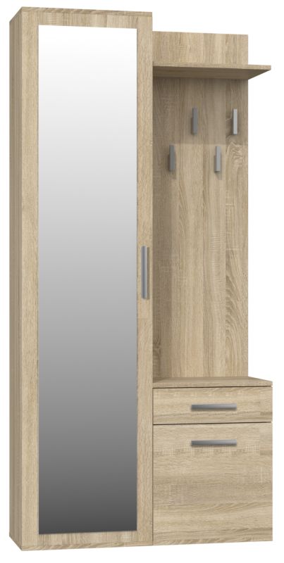 Garderoba Topeshop Duo Dąb Sonoma 180x50x35 cm 35x100x180 cm 1 szt.