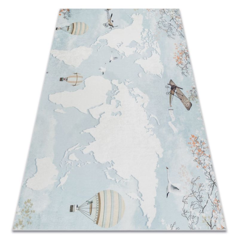 Dywan dla dzieci Bambino RugsX 160x220 cm niebieski I005 1 szt.