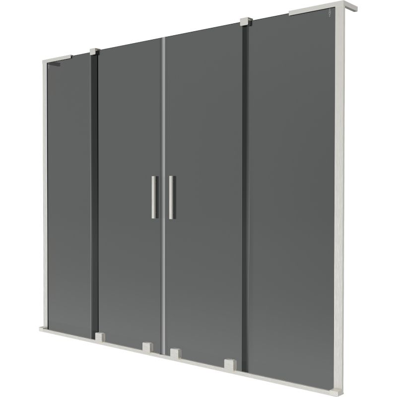 Parawan nawannowy Mexen Velar L grafit 170x150 cm 1 szt.