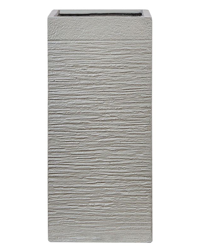 Doniczka 33 x 33 x 70 cm jasnoszara Dion 1 szt.