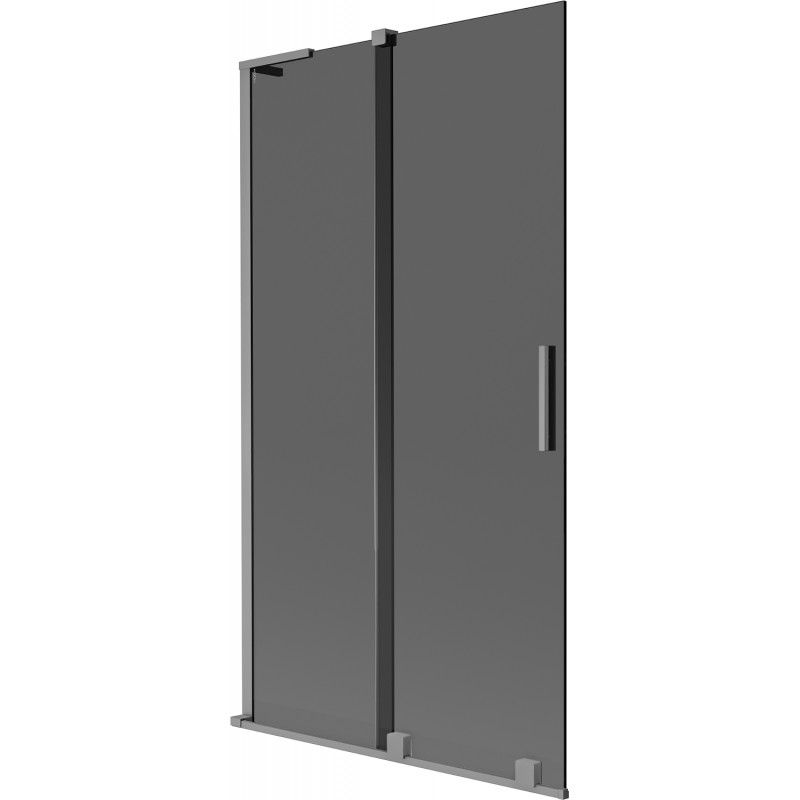 Parawan nawannowy ruchomy Mexen Velar L grafit 100x150 cm 1 szt.