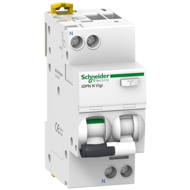 Wyłącznik kombinowany Schneider iDPNNVigi-B10-30-AC B 10A 1N-biegunowy 30 mA typ AC Schneider A9D55610 1 szt.