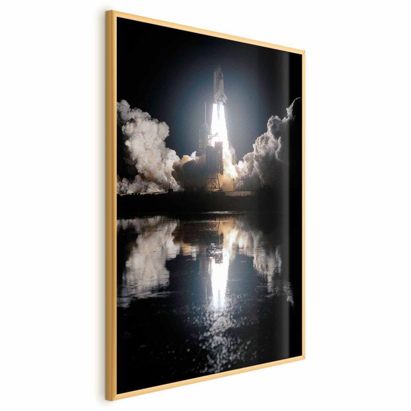 Plakat Artgeist Udany start 60x90 cm z ramą złotą 1 szt