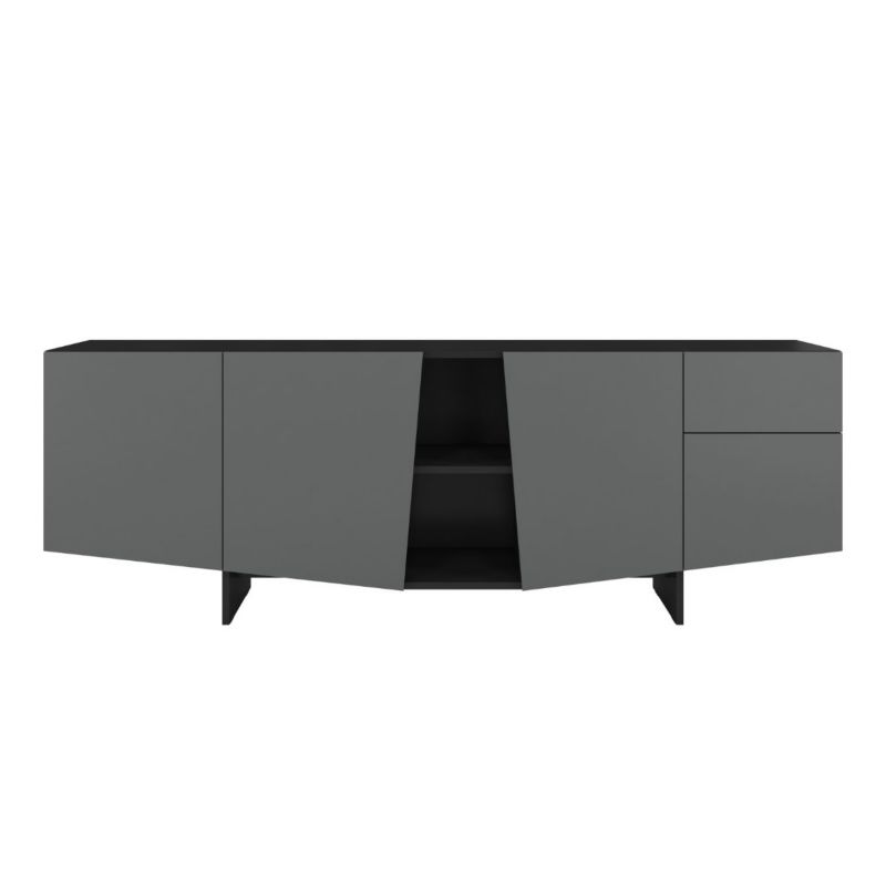 Nowoczesna szara komoda z szufladami Skandica WING szer. 200 cm 1 szt.