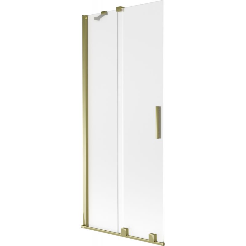 Parawan nawannowy rozsuwany Mexen Velar szron złoty 85x150 cm 1 szt.