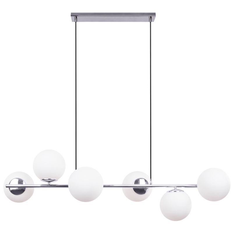 Lampa sufitowa wisząca Light Home LH Siena 6x E14 60W srebrny 1szt.