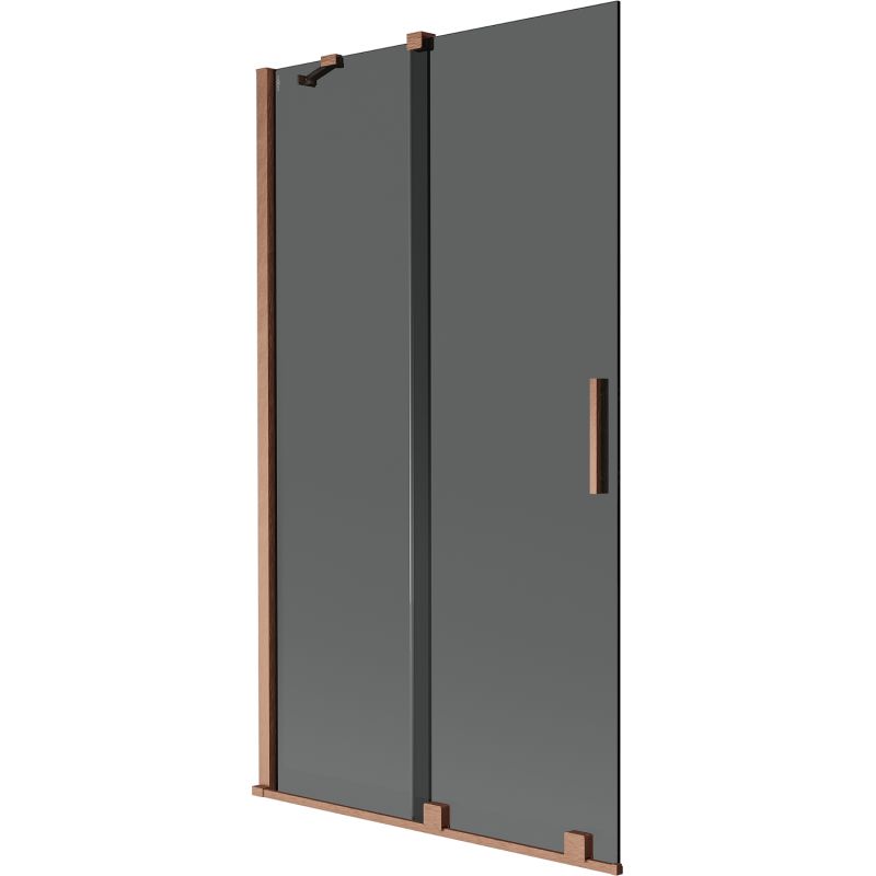 Parawan nawannowy rozsuwany Mexen Velar grafit 100x150 cm 896-100-000-41-65 1 szt.