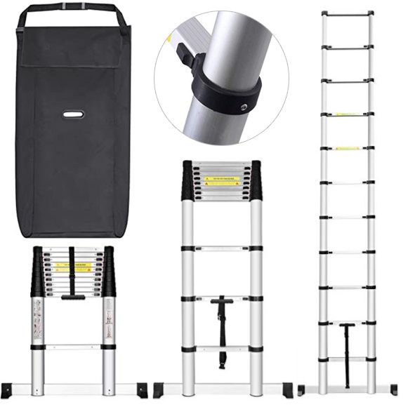 Drabina aluminiowa teleskopowa przystawna HIGHER 440cm 1 szt