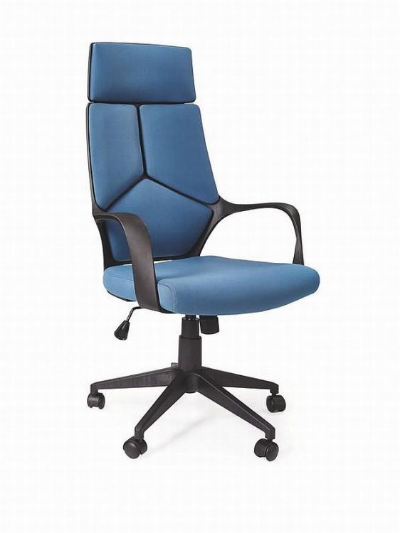 Fotel Halmar biurowy VOYAGER niebieski/czarny 1 szt