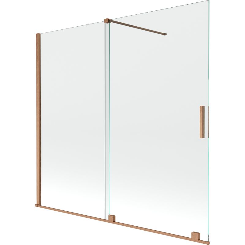 Parawan nawannowy Mexen Velar transparent miedź 170x150 1 szt.