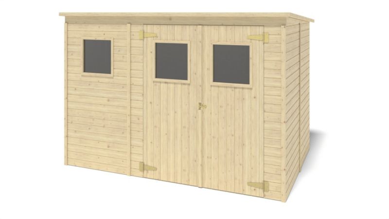 Domek ogrodowy ALTANKA 4,86 m2 - 2,70x1,80 m, drewniany, 1szt.
