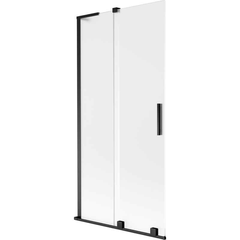 Parawan nawannowy rozsuwany Mexen Velar L czarny 90x150 cm 1 szt.