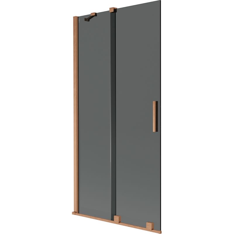 Parawan nawannowy przesuwany Mexen Velar grafitowy 90x150 cm 1 szt.