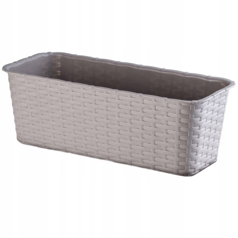Doniczka KADAX Skrzynka Balkonowa 40cm Rattan 1szt.