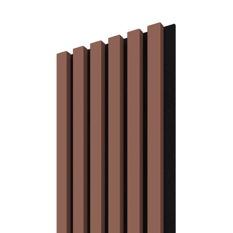 Lamel ścienny Stegu Acoustic Line 265 x 24,5 cm terracote/black - 1szt.