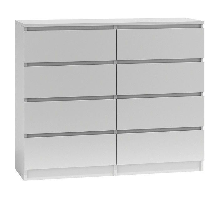 Komoda Topeshop Malwa M8 120 Biały 40x120x97 cm 1 szt.