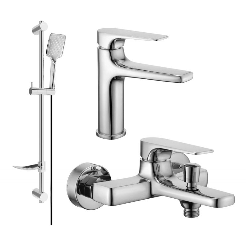 Zestaw wannowy Mexen Lynx chrom 745903DF62-00 1 szt.